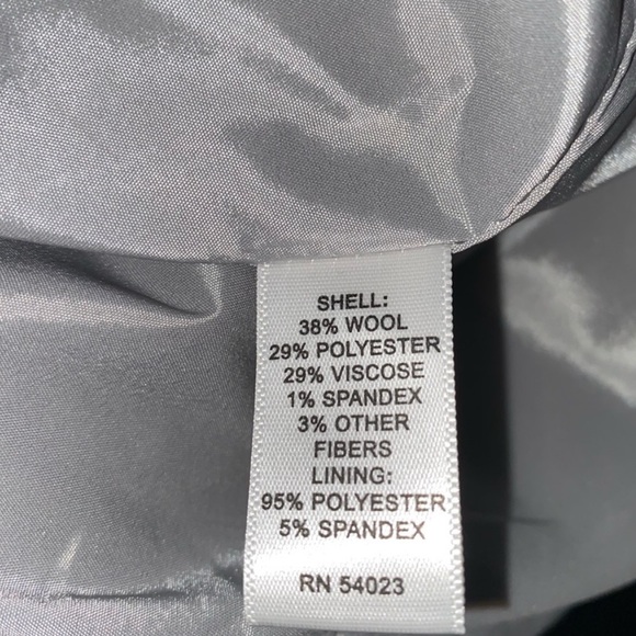 NWOT Banana Republic Gray Silver Sparkle Sheath Dress Wool Blend Lined Size 8 - Picture 11 of 12